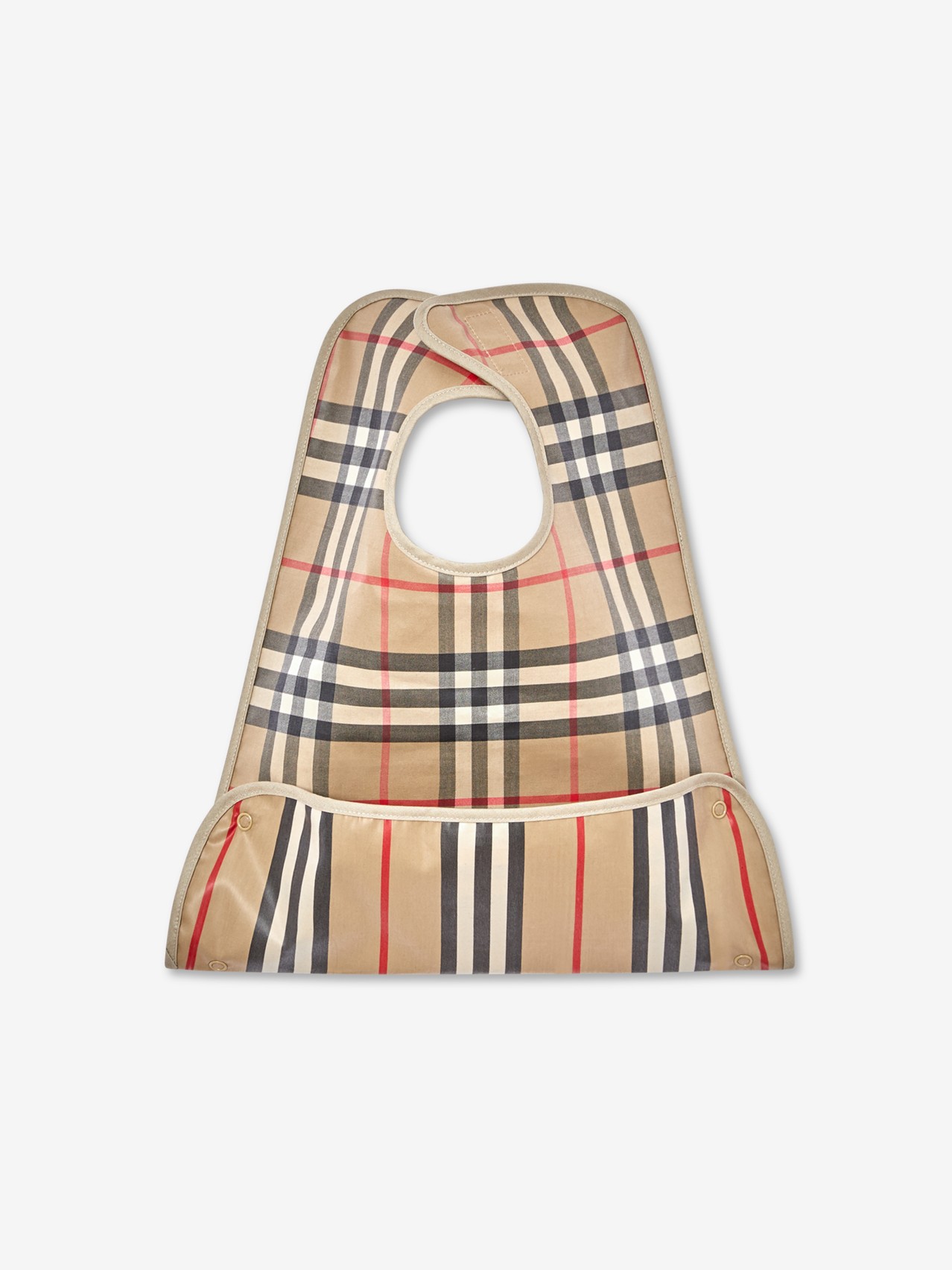 Coated Vintage Check and Icon Stripe Bib