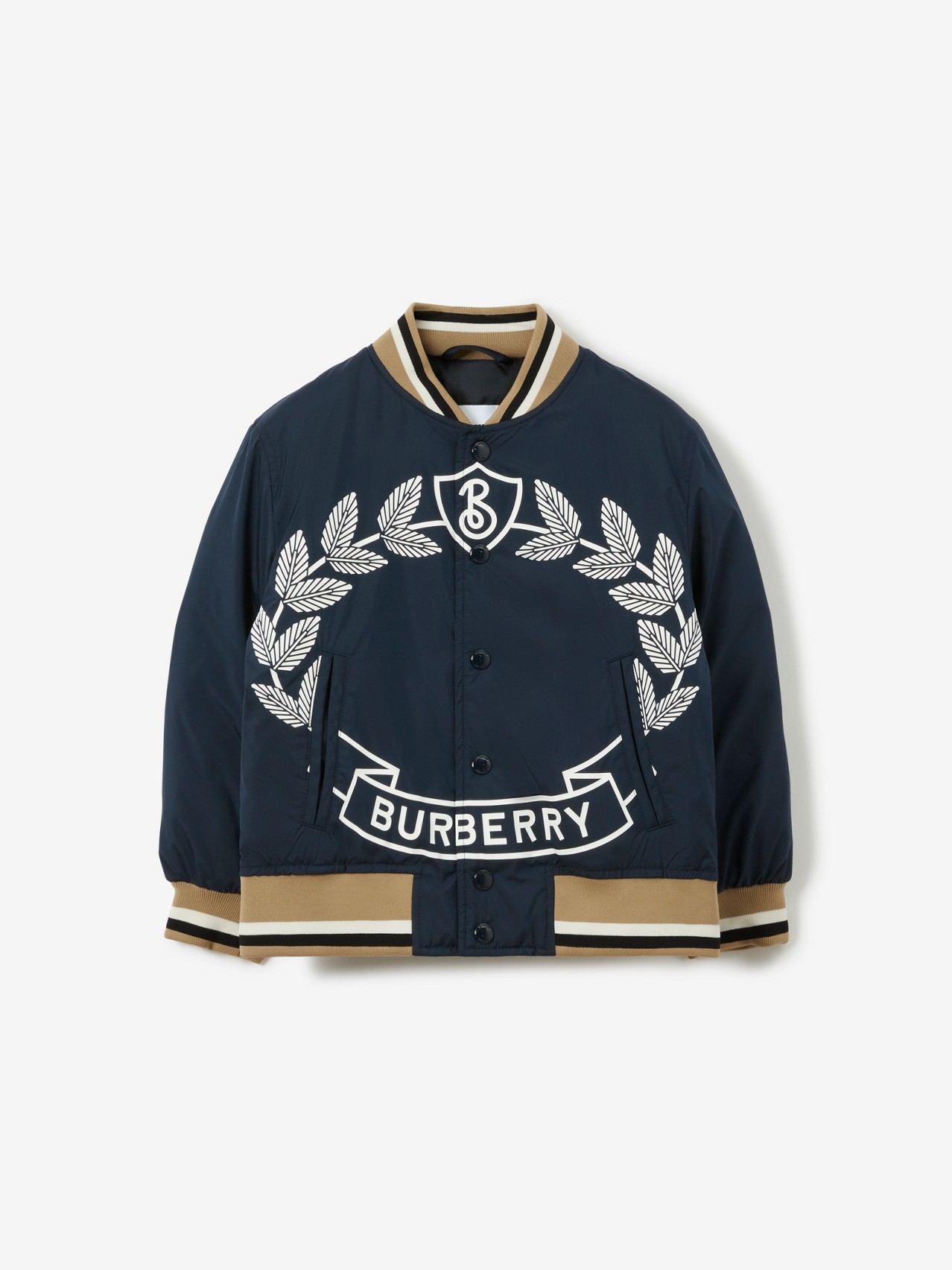 Oak Leaf Crest Bomber Jacket