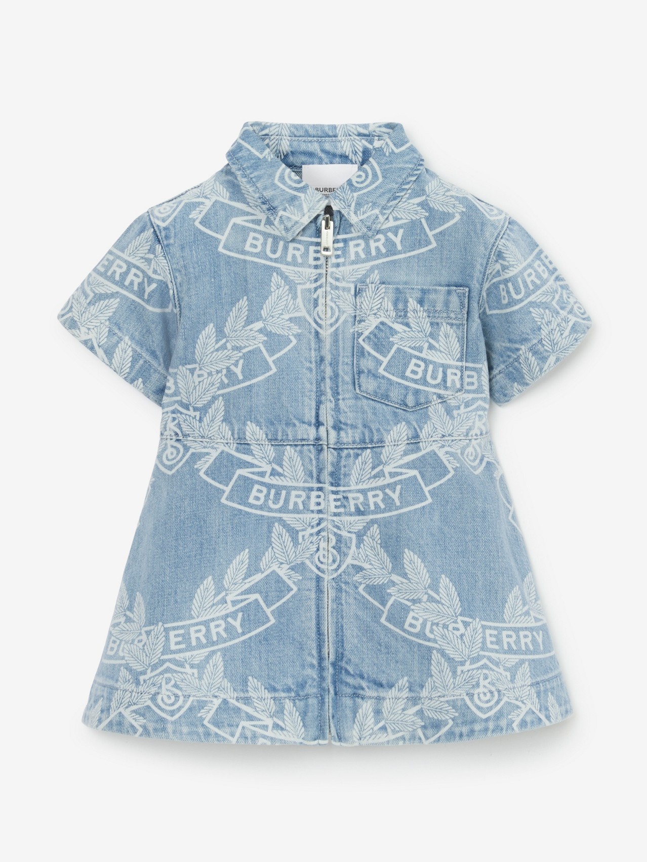 Oak Leaf Crest Japanese Denim Dress