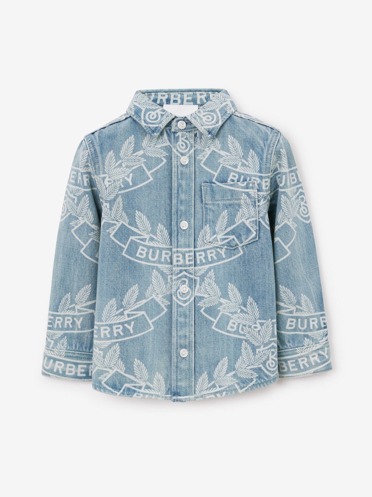 Oak Leaf Crest Japanese Denim Shirt